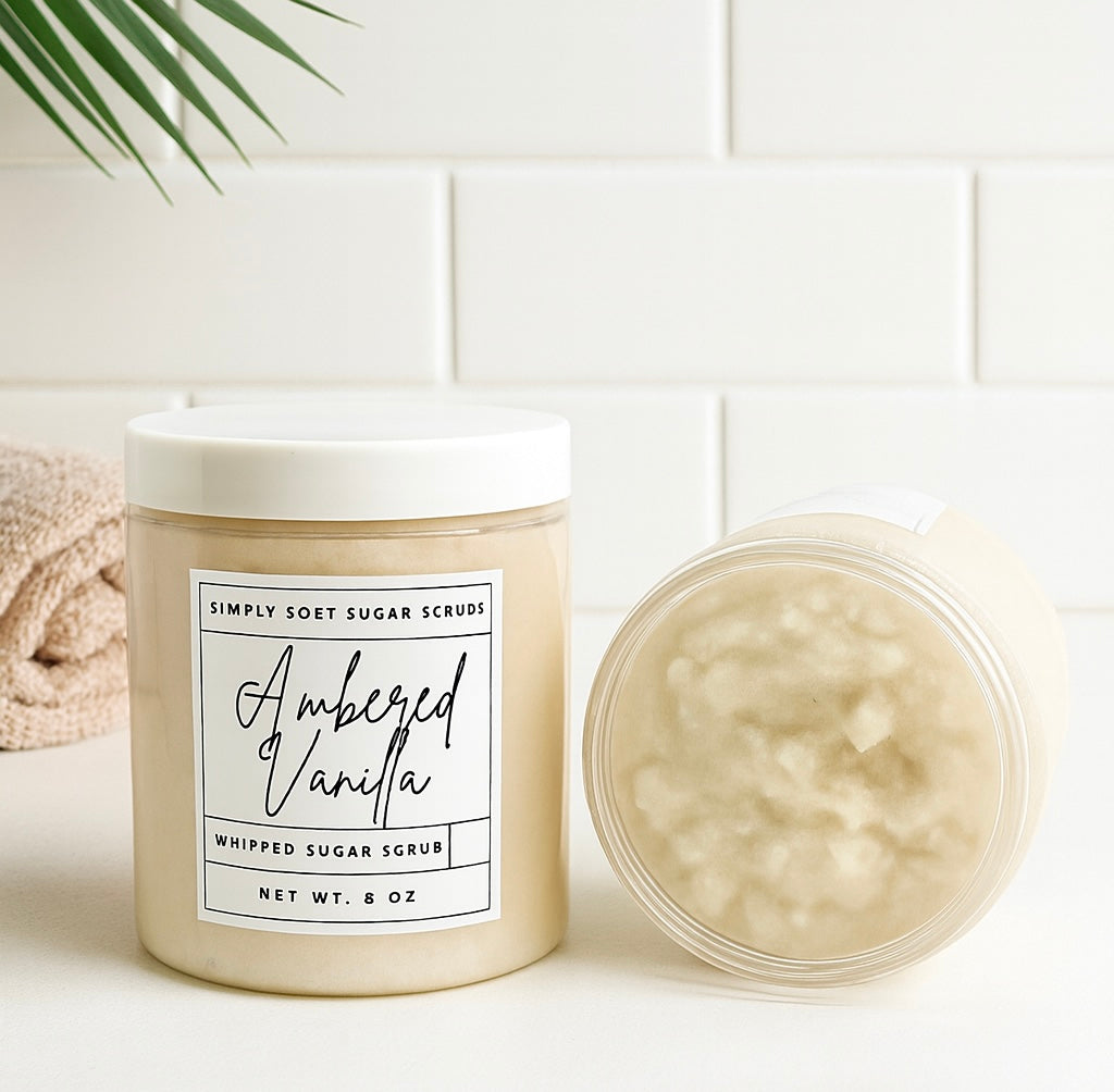 Whipped Sugar Scrubs