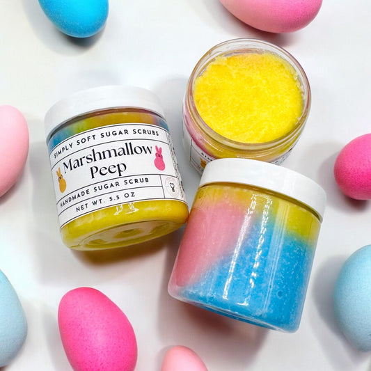 Marshmallow Peep Sugar Scrub