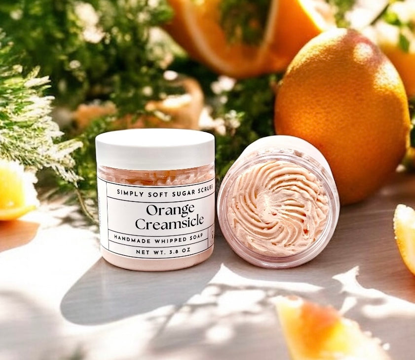 Orange Creamsicle Whipped Soap