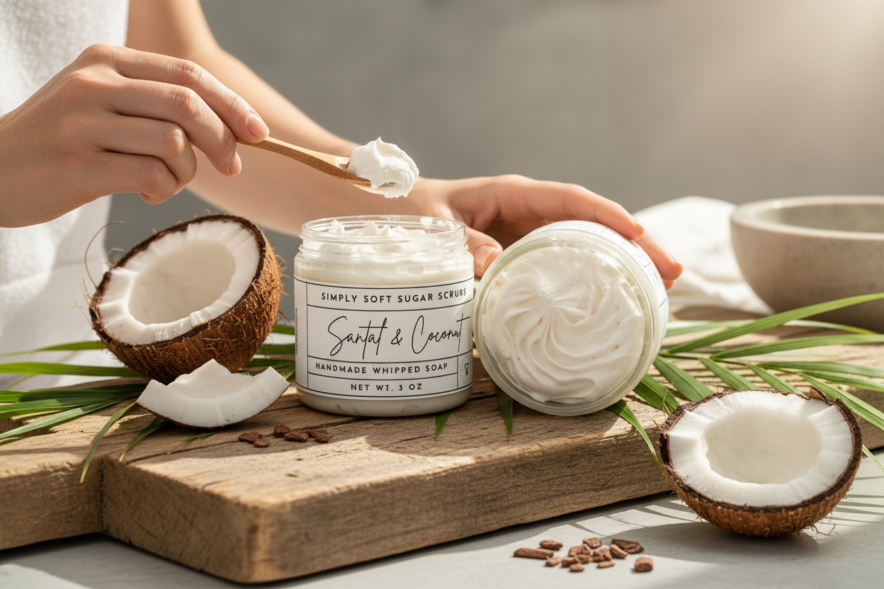 Santal & Coconut Whipped Soap