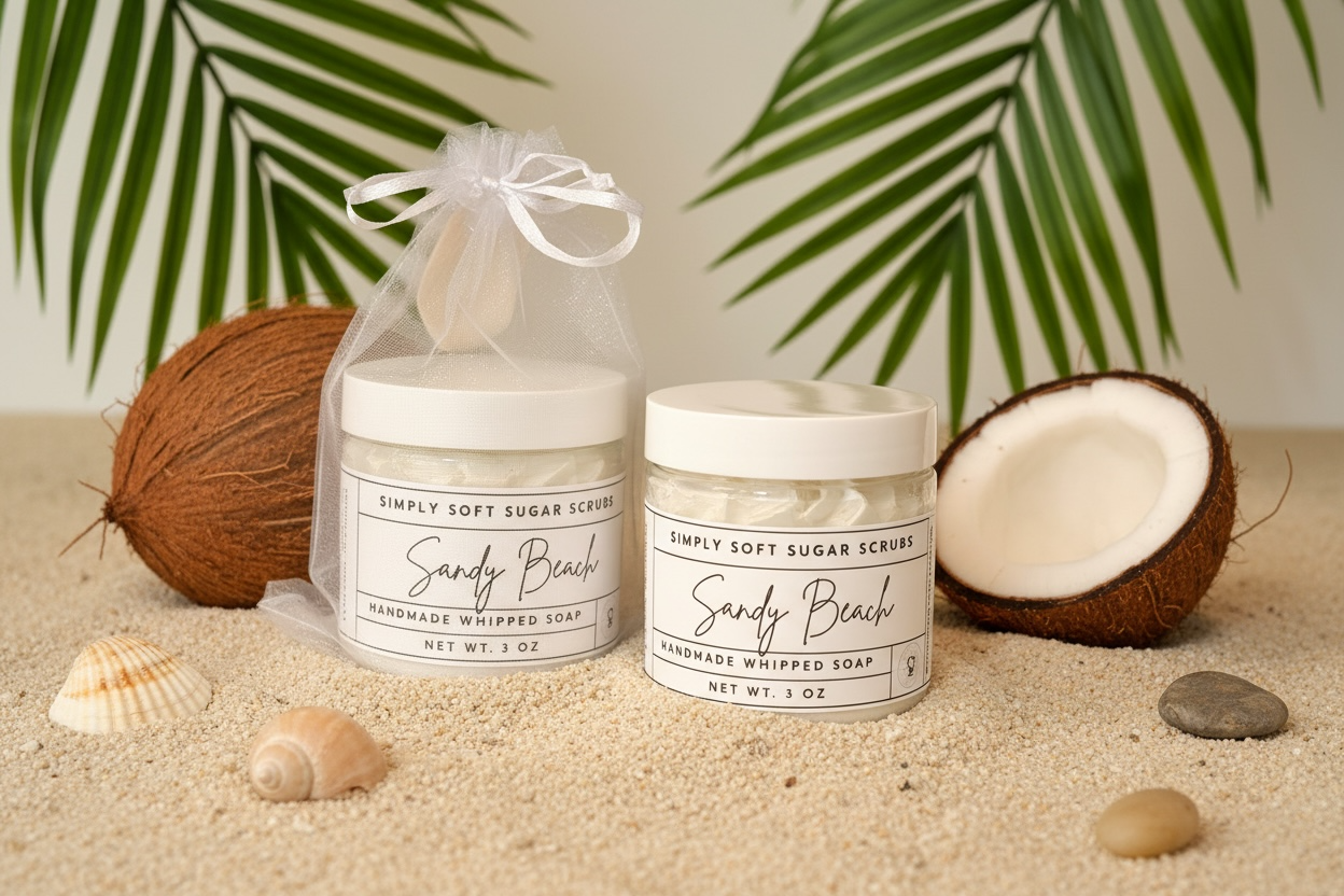 Sandy Beach Whipped Soap