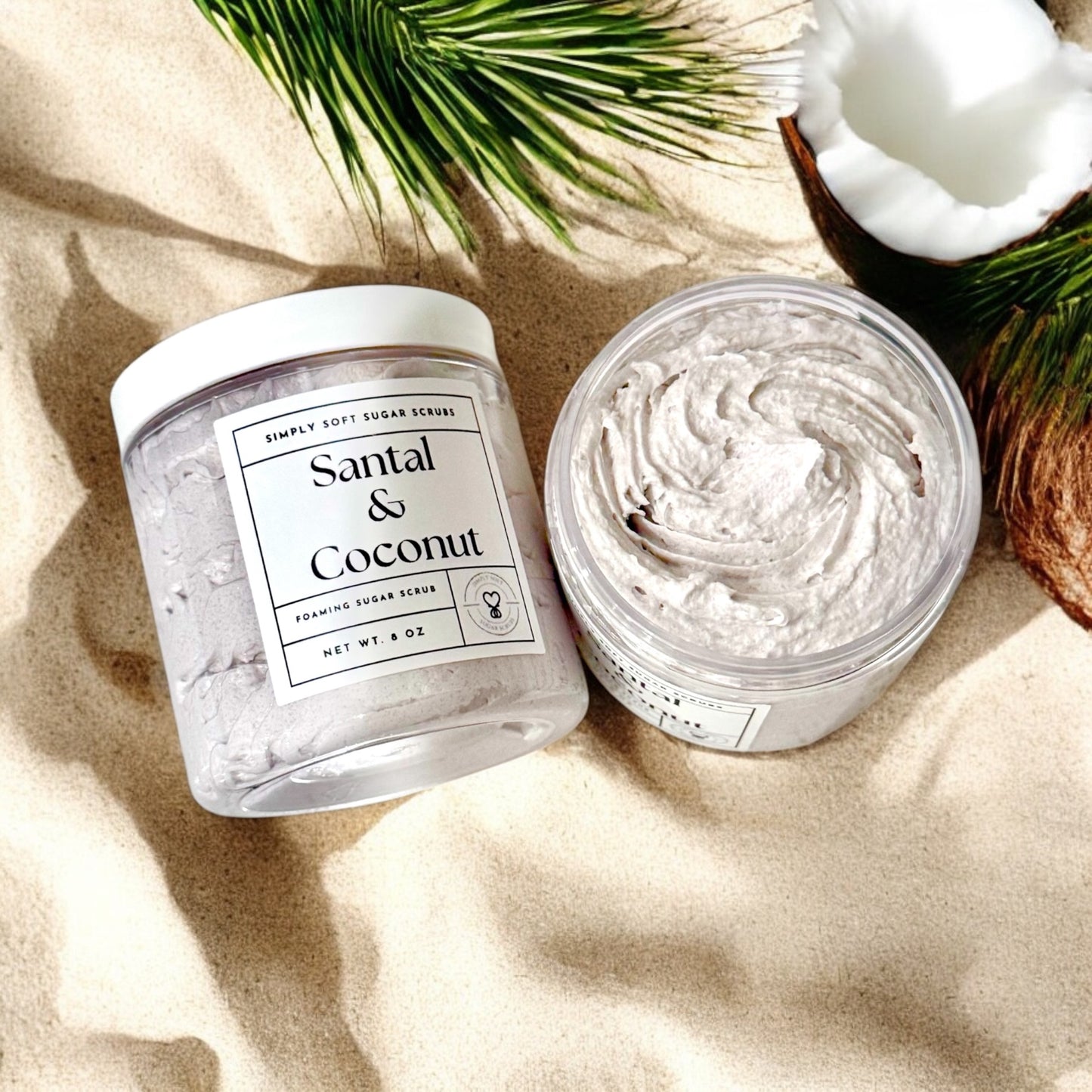 Santal & Coconut Foaming Sugar Scrub