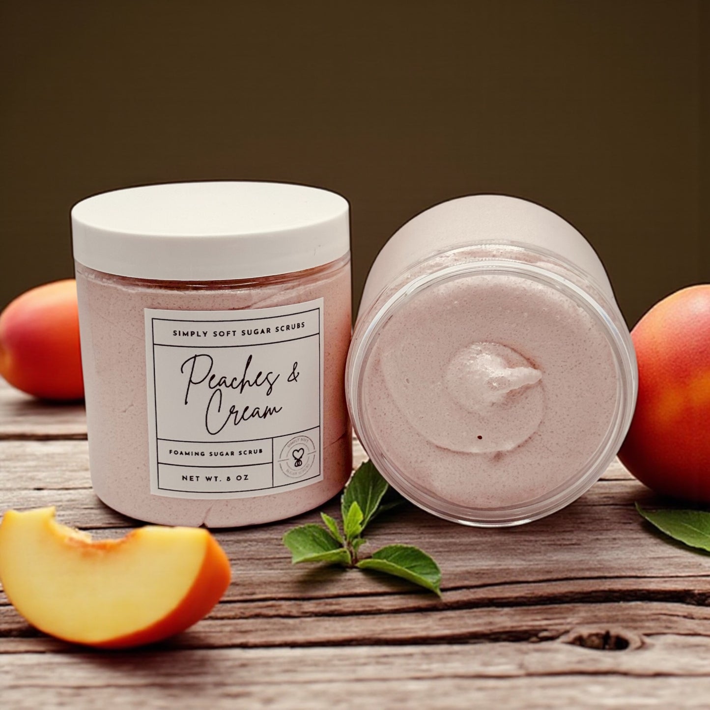 Peaches & Cream Foaming Scrub