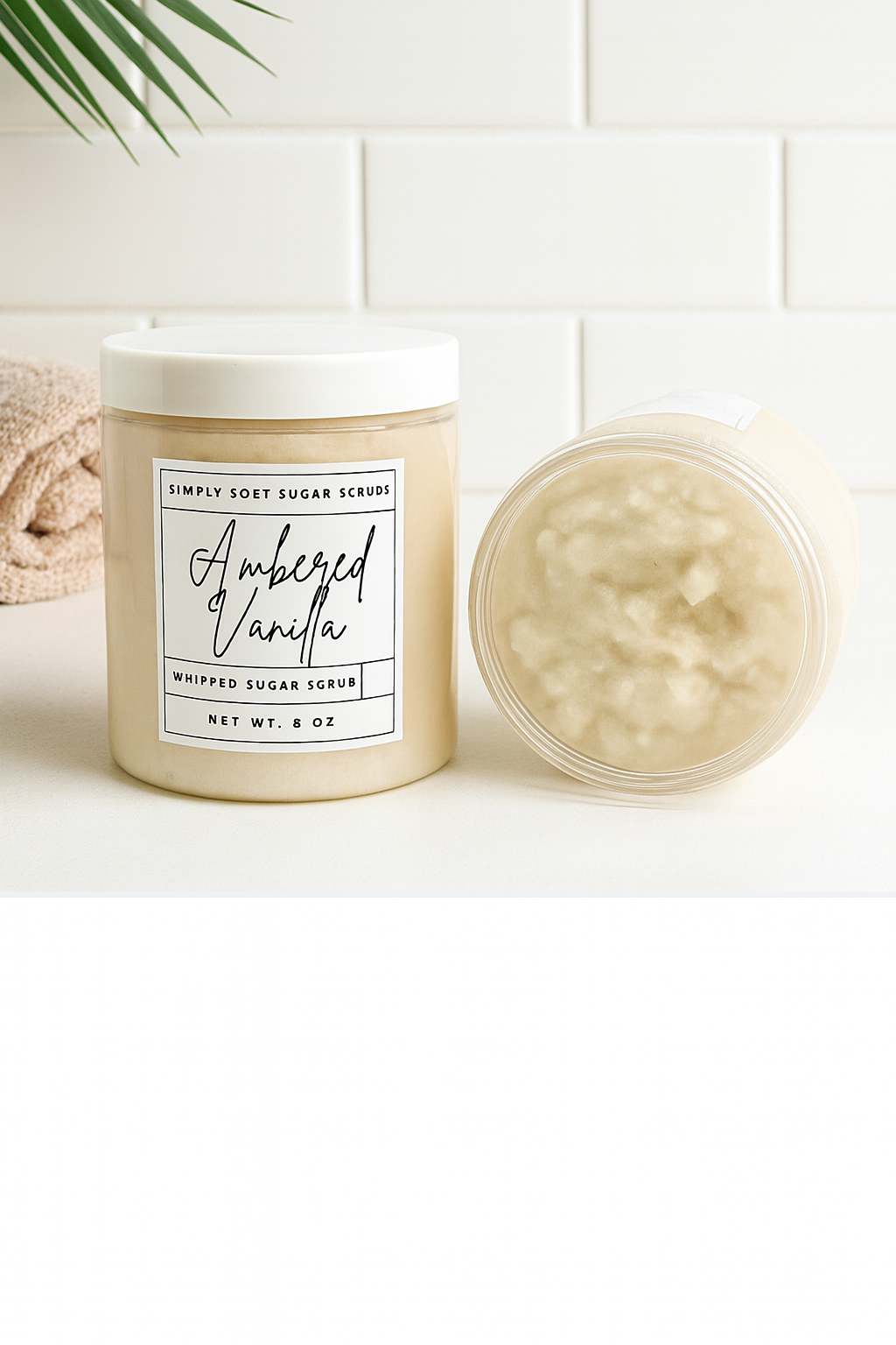 Ambered Vanilla Whipped Sugar Scrub