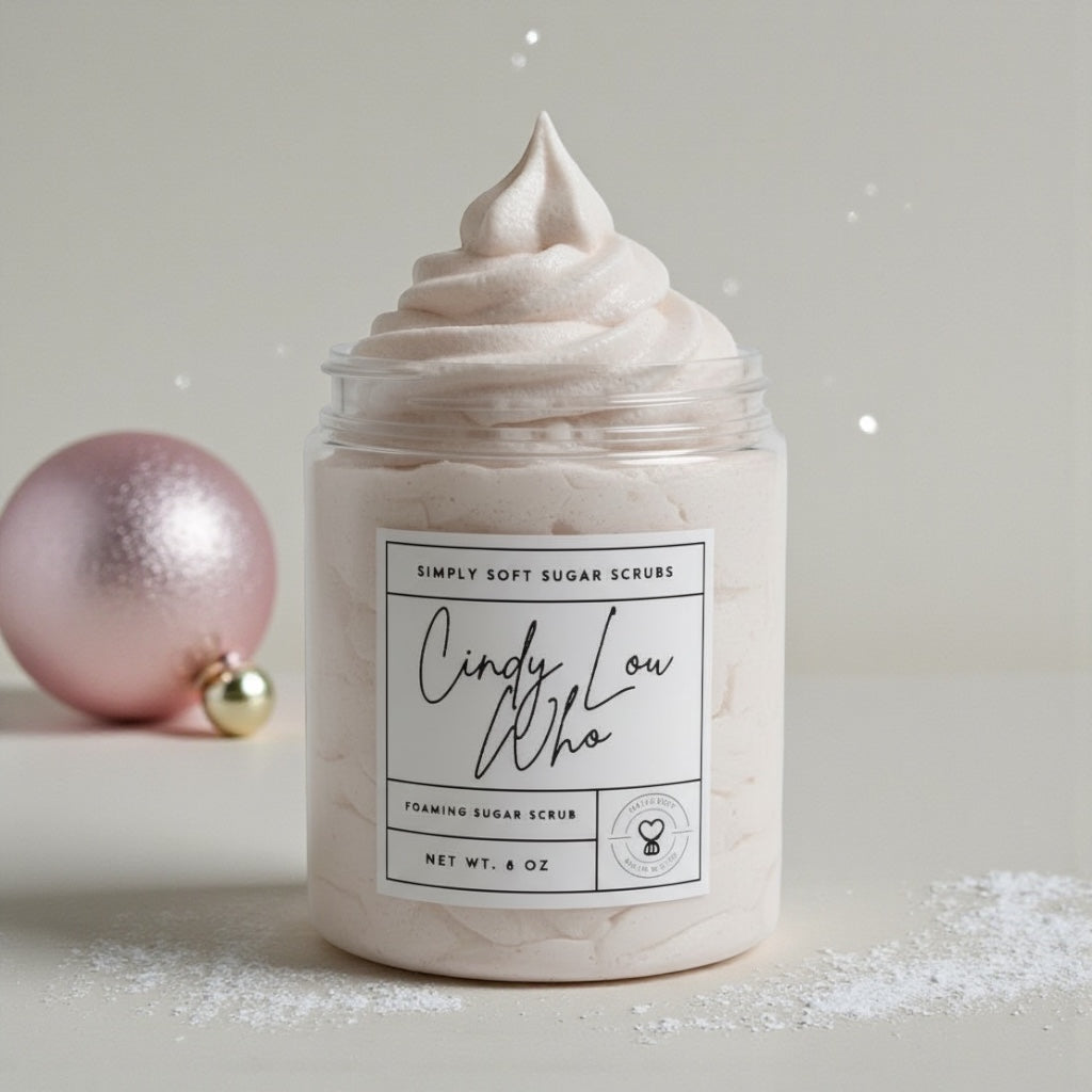 Cindy Lou Who Foaming Sugar Scrub