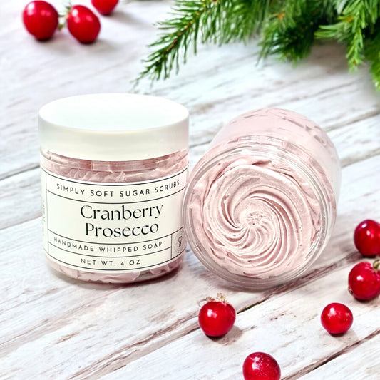 Cranberry Prosecco Whipped Soap