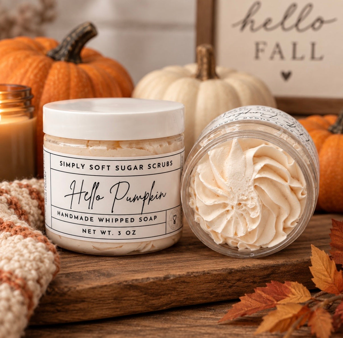 Hello Pumpkin Whipped Soap