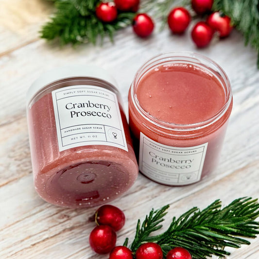 Cranberry Prosecco Sugar Scrub