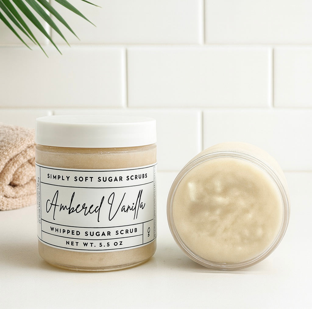Ambered Vanilla Whipped Sugar Scrub