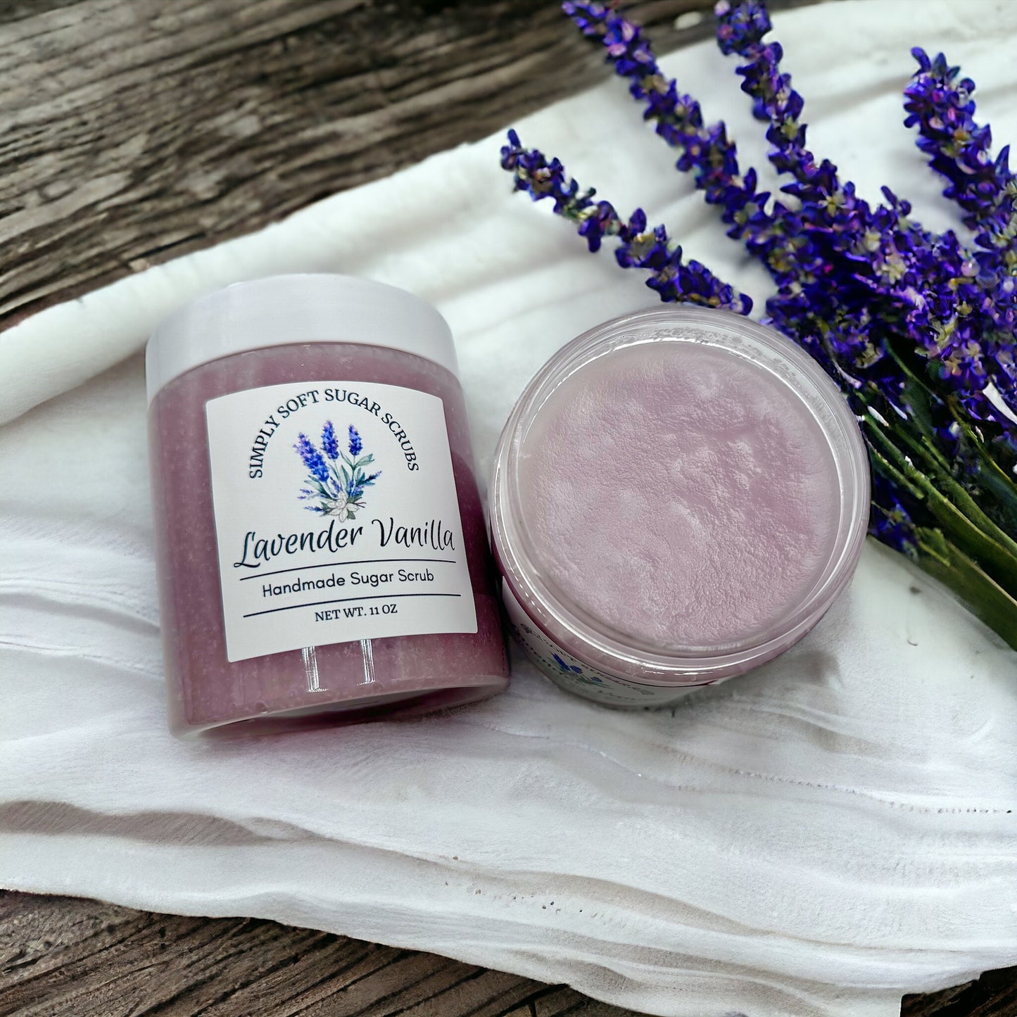 Lavender Vanilla Sugar Scrub