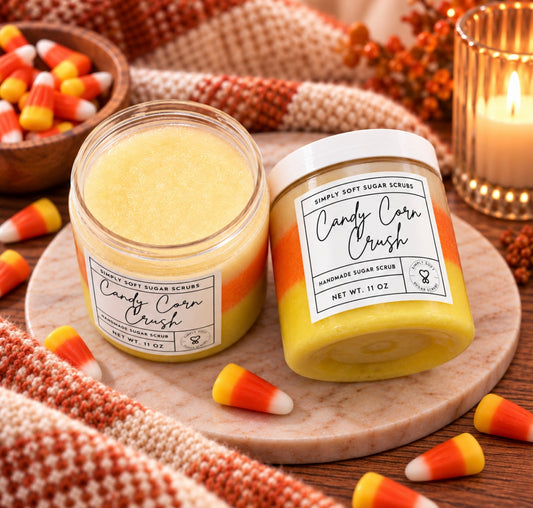 Candy Corn Crush Sugar Scrub