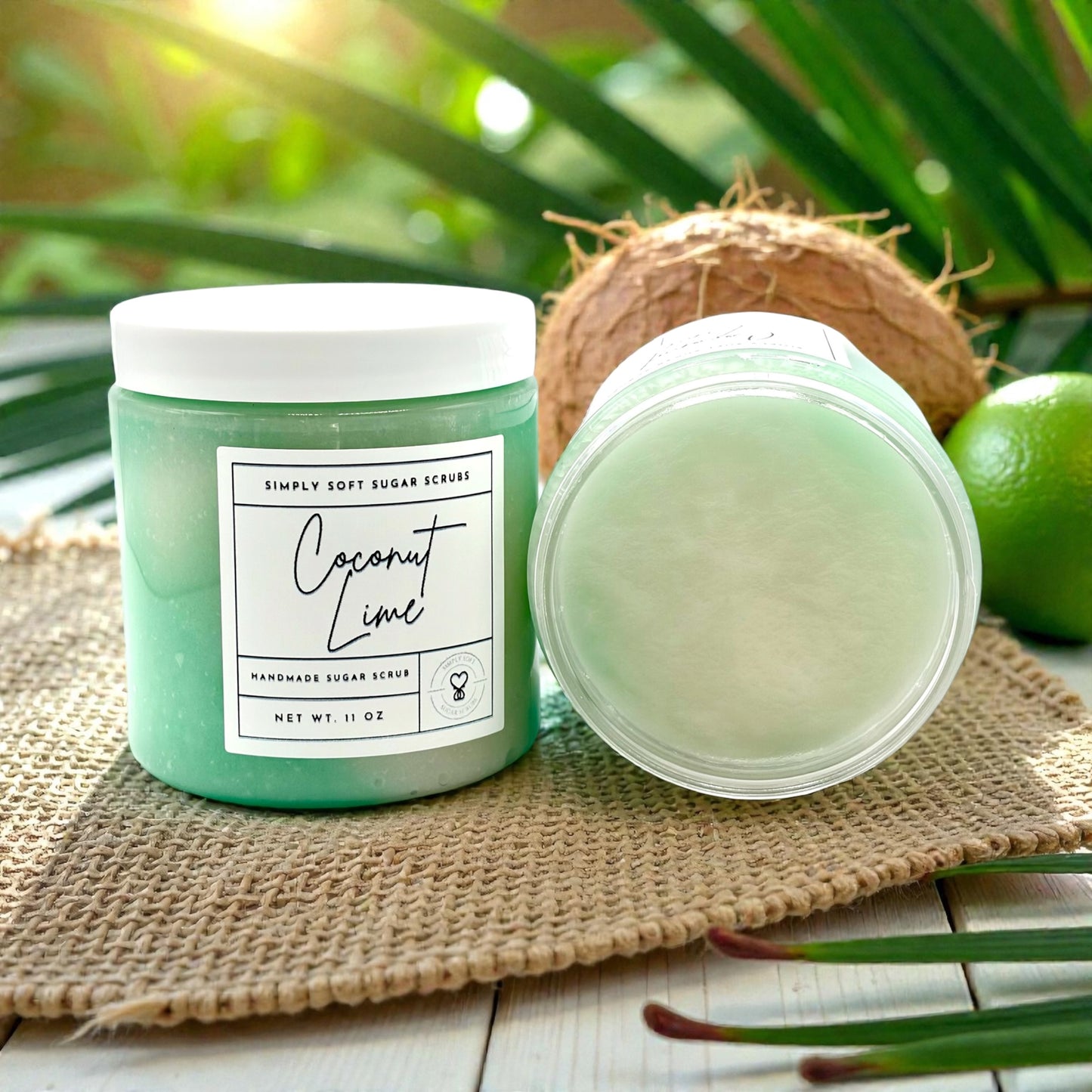 Coconut Lime Sugar Scrub