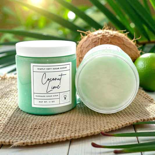 Coconut Lime Sugar Scrub