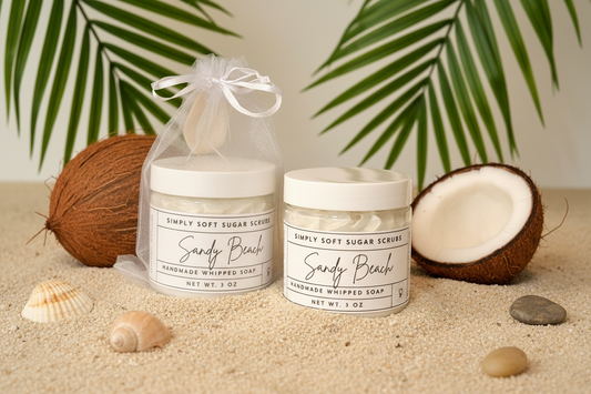 Sandy Beach Whipped Soap