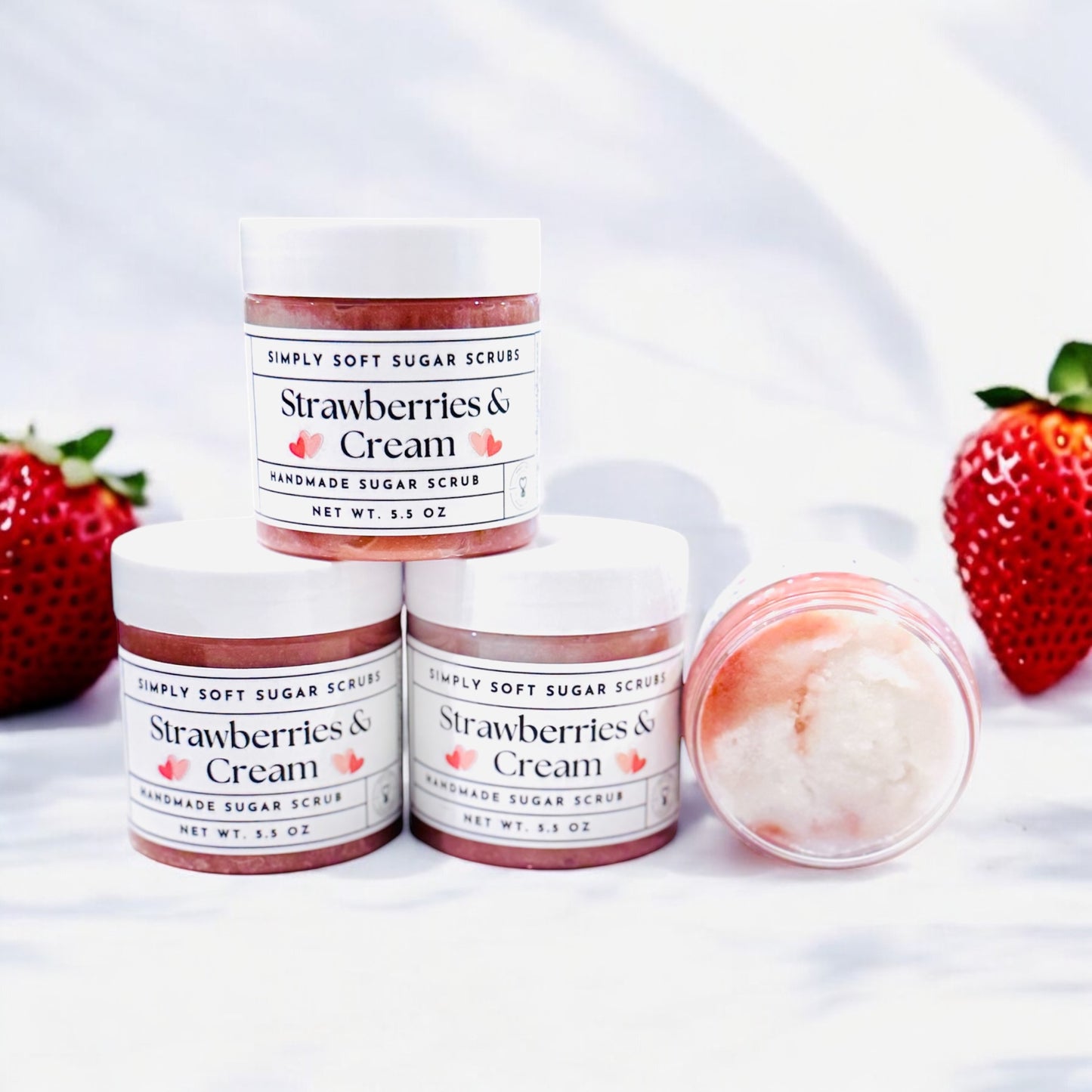 Strawberries & Cream Sugar Scrub