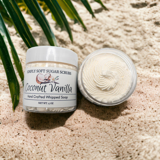 Coconut Vanilla Whipped Soap