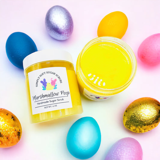 Marshmallow Peep Sugar Scrub