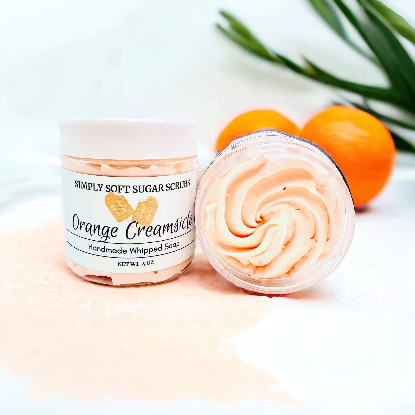 Orange Creamsicle Whipped Soap