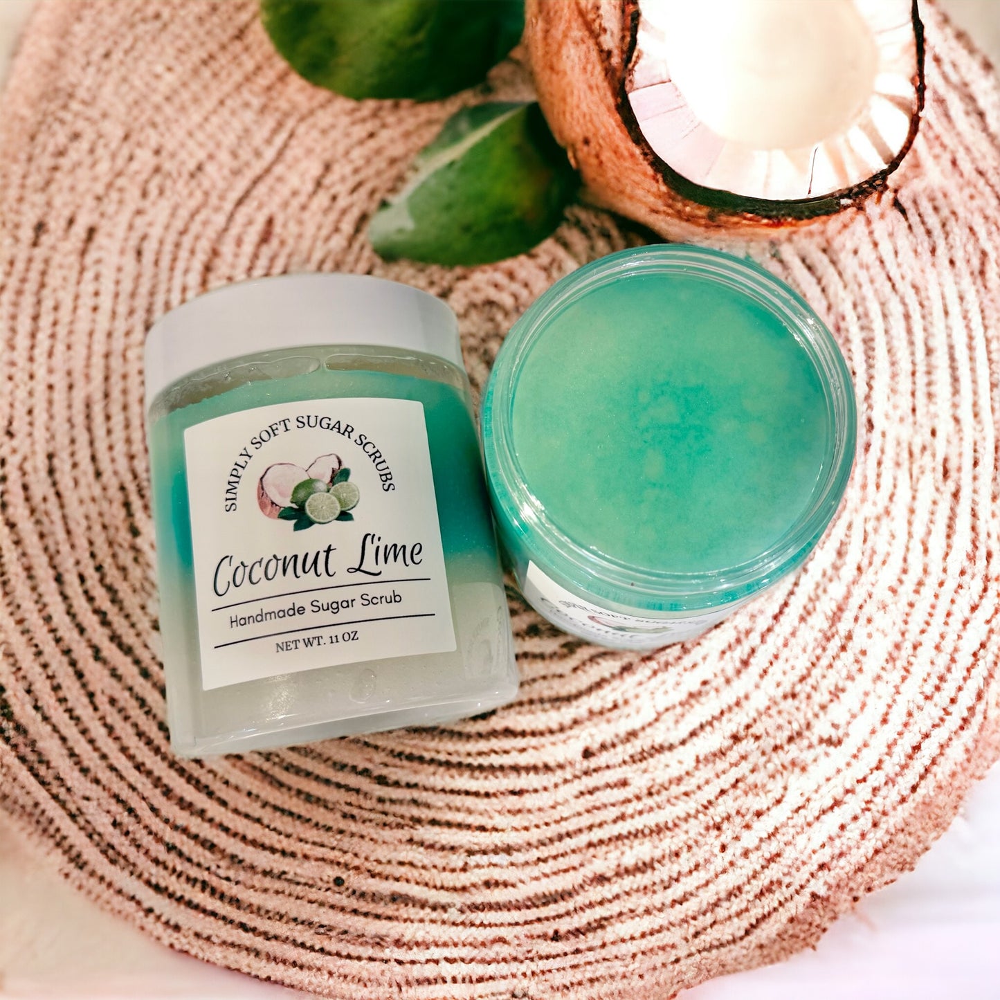 Coconut Lime Sugar Scrub