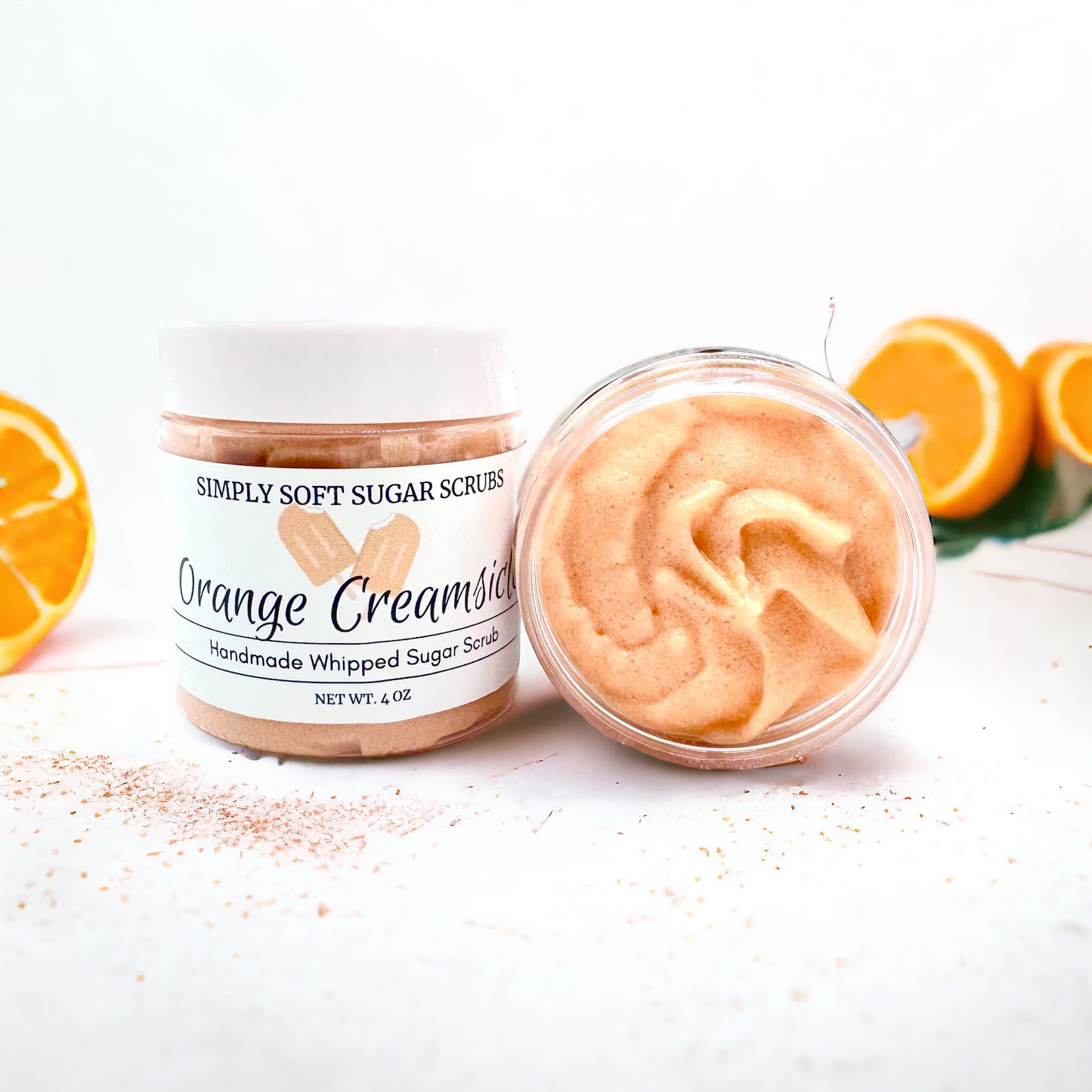 Orange Creamsicle Whipped Sugar Scrub