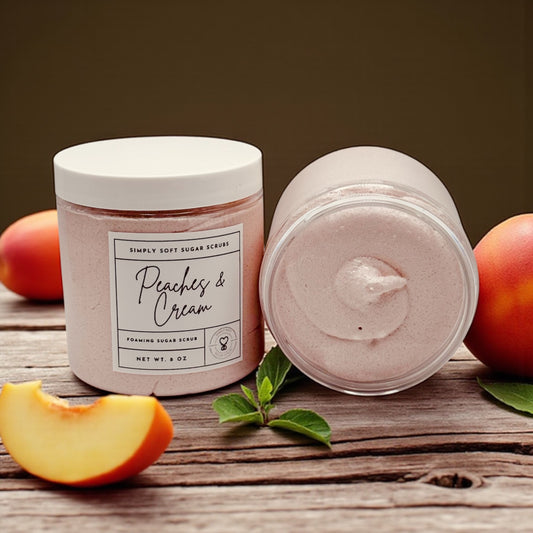 Peaches & Cream Foaming Scrub